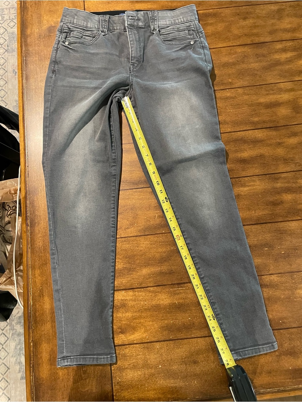 Democracy Gray 'Ab'solution' Slim Straight Jeans